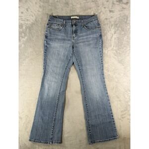 Levis 515 Jeans Womens 6 Short Blue Denim Bootcut